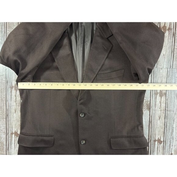 CANALI 100% Cashmere Jacket Blazer Sport Coat sz 54 R color brown made in Italy - Picture 9 of 11